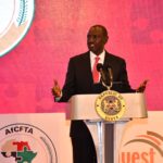 President Ruto addresses delegates at the opening of the third Kenya international investment conference