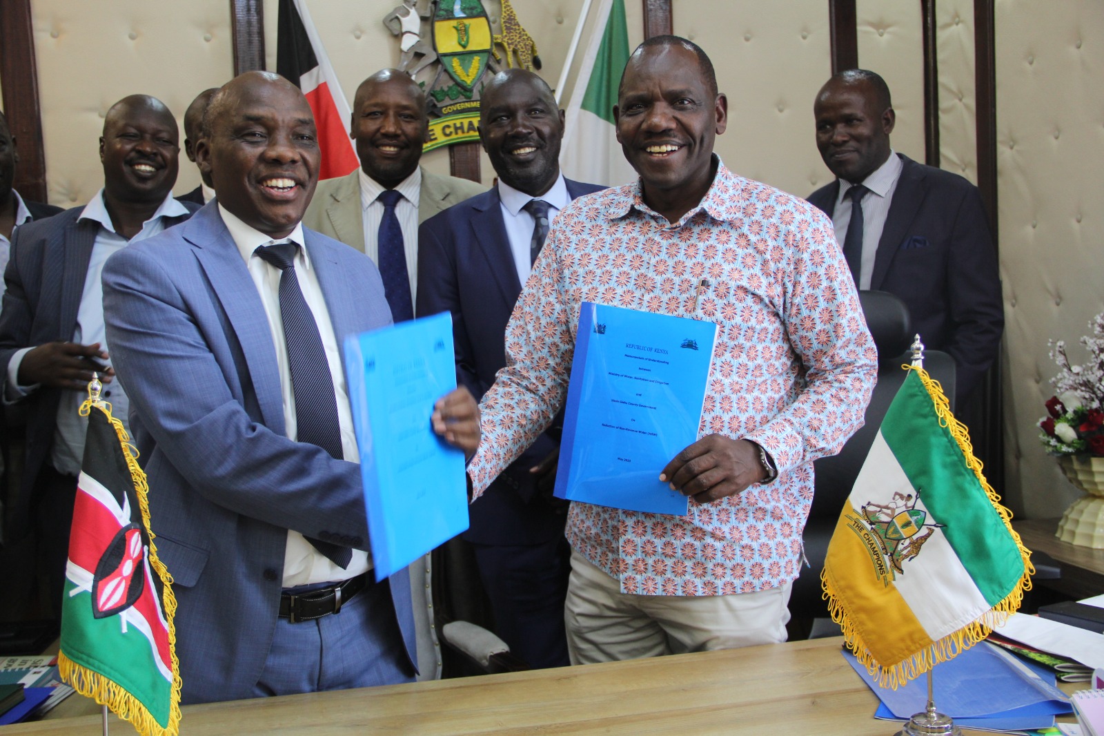 Ministry Pen Deal with County, Water Agencies to Reduce Non-Revenue Water.