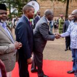 Leaders welcoming DP Gachagua in Meru.