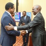 President Ruto with his Zambian counterpart, Hakainde Hichilema.