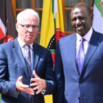 President William Ruto when he met Global Fund Executive Director Peter Sands at State House, Nairobi