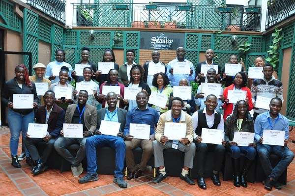 Journalists after an Air Pollution Training.