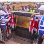 Trade and Investment CS Moses Kuria (right) and Laikipia Governor Joshua Irungu unveil the Laikipia Industrial Park at Rumuruti on September 18, 2023