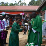 Cabinet Secretary for Health Susan Nakhumicha and National Assembly Moses Wetangula during a fund drive in Uriri Sub County-Migori. Nakhumicha disclosed that in the 2023/2024 financial budget, the Ministry of Health allocated 4.98 Billion for the Linda Mama programme to cater for expectant mothers across the country. Photo by Geoffrey Makokha.