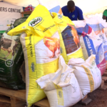 The Chairperson of the Migori Kenya National Federation of Farmers (KENAFF) Peter Chacha. He said that the importation of duty-free yellow and other animal raw materials will ease the pain of the high cost of animal feeds that have skyrocketed for the last three years. Photo by Geoffrey Makokha.