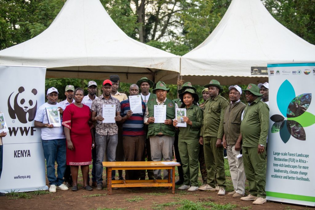 WWF-Kenya, Kajiado County Gov't launch the Entarara Forest Management Agreement 