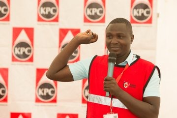 Kenya Red Cross Society First Aid Instructor Philip Ochieng'