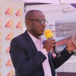 ailway safety Engineer Jonathan Kilelo speaking in Nanyuki on Tuesday, August 27, 2024 during a public participation on Railway Bill 2024.