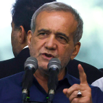 Iranian President Masoud Pezeshkian.