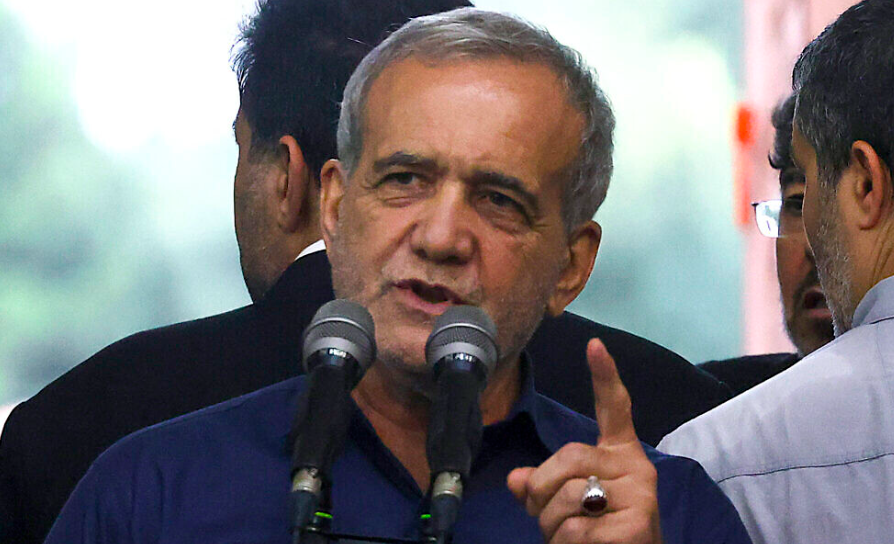 Iranian President Masoud Pezeshkian.