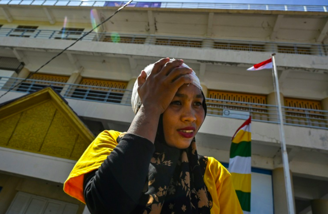 People took part in drills ahead of the 20-year anniversary of the Indian Ocean tsunami