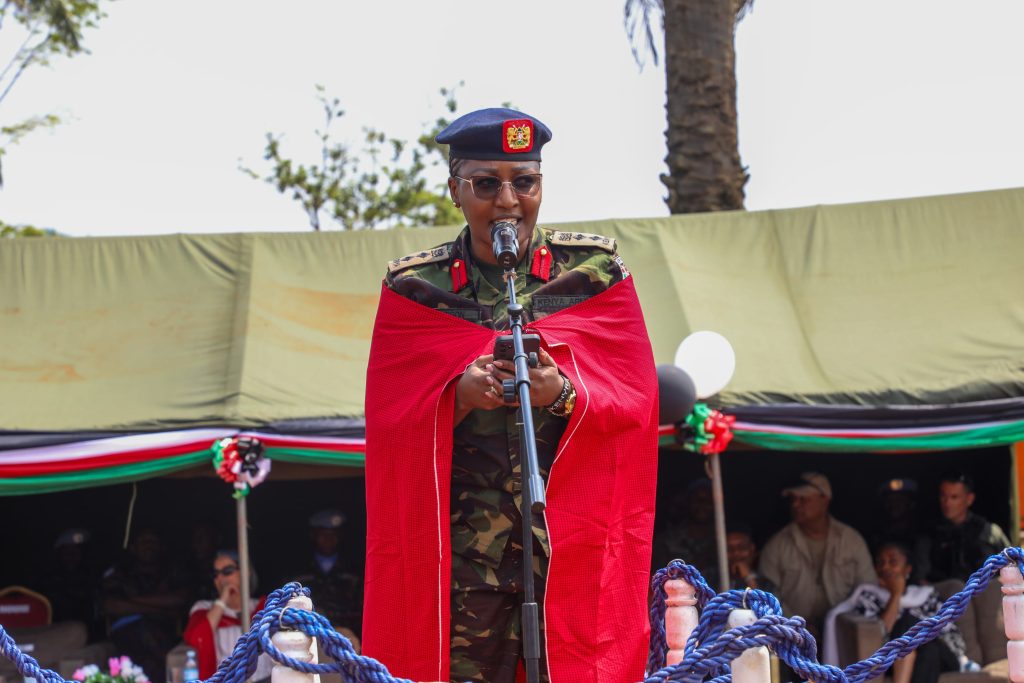 Kenya’s Defence Attaché to the DRC, Colonel Leah Yegon. Photo/KDF