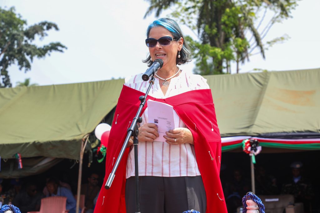 Deputy Special Representative of the Secretary-General of the United Nations for Peace and Operations, Vivian Van De Perre. Photo/KDF