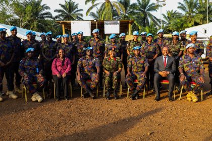 Kenya Defence Forces (KDF) troops in Beni, North Kivu Province, under the United Nations Organization Stabilization Mission in the Democratic Republic of Congo (MONUSCO). Photo/KDF