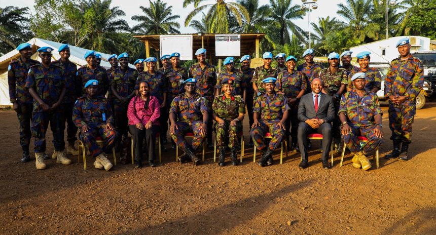 Kenya Defence Forces (KDF) troops in Beni, North Kivu Province, under the United Nations Organization Stabilization Mission in the Democratic Republic of Congo (MONUSCO). Photo/KDF