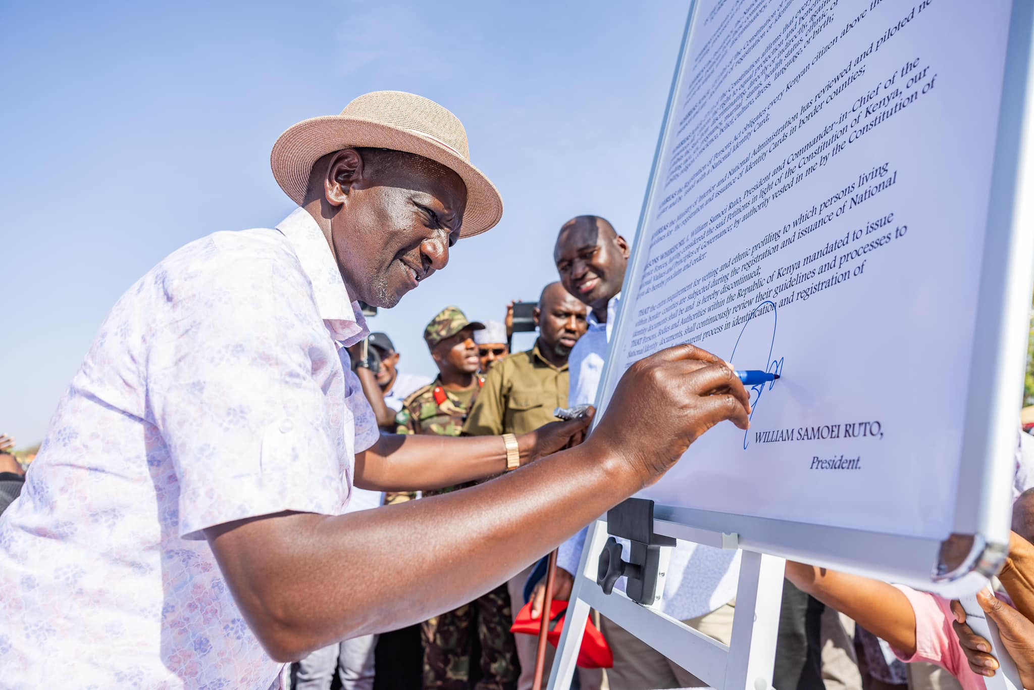 Ruto signs Presidential Decree abolishing ID vetting